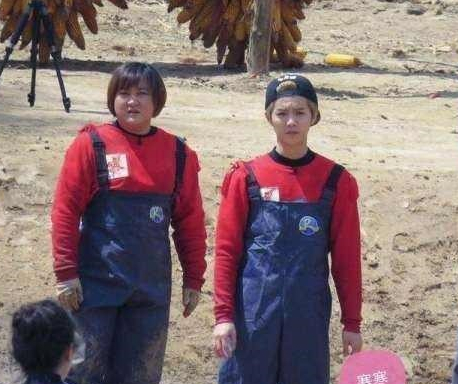 贾玲鹿晗对比照_娱乐圈明星合照分析_娱乐圈最诡异合影