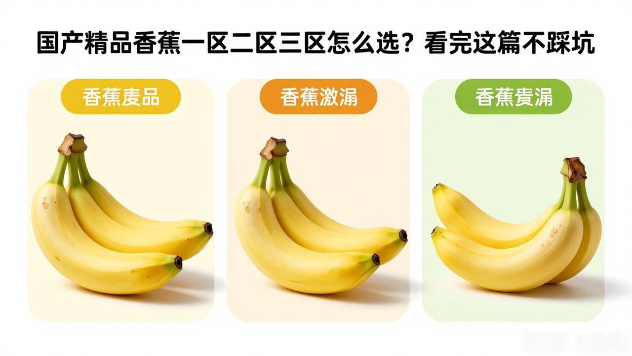 国产精品香蕉一区二区三区怎么选？看完这篇不踩坑